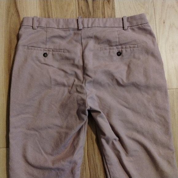 Zara Basic Collection Mauve Pink Chic Straight Leg Slacks Women's Size 8 - Picture 5 of 12